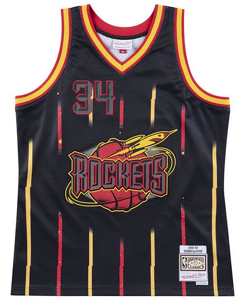 mitchell and ness rockets shirt
