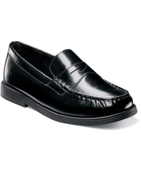 Туфли Florsheim Croquet Penny Loafer JR. Shoes для мальчиков, цвет: Чёрный