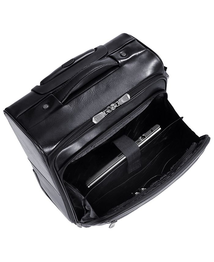 Mancini Signature Collection Wheeled Laptop and Tablet Briefcase Macy's