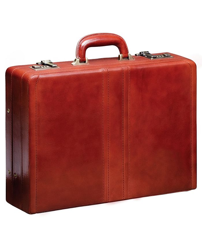 Mancini Signature Collection Luxurious Expandable Attache Case - Macy's