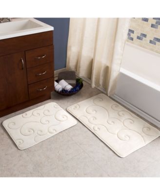 Memory Foam 2-Pc. Bath Mat Set