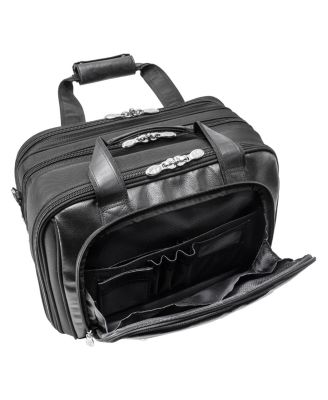 Chicago, 15" Patented Detachable -Wheeled Laptop Briefcase