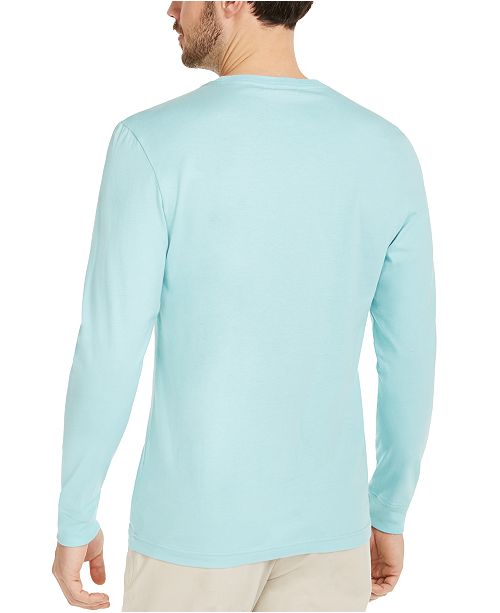 Club Room Men's Long Sleeve TShirt, Created for Macy's & Reviews T