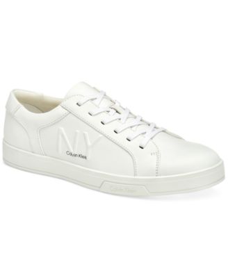 all white calvin klein shoes