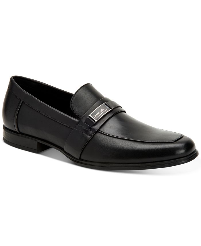 Calvin Klein Men's Drystan Crust Leather Loafers & Reviews - All Men's ...