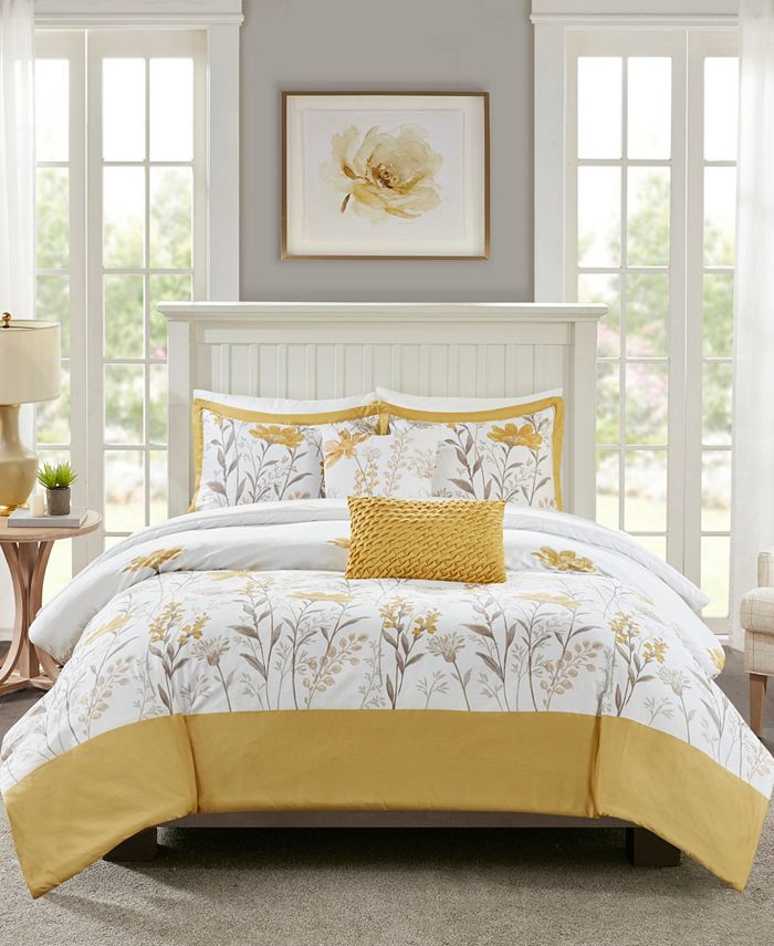 Harbor House Meadow 5 Piece King Cal, Does A King Comforter Fit A California King Bed
