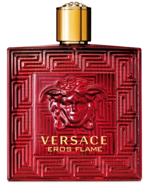 Shop Versace Men's Eros Flame Eau De Parfum Jumbo Spray, 6.7-oz. In Red