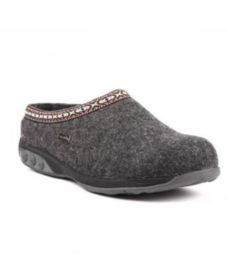 wool clog slippers