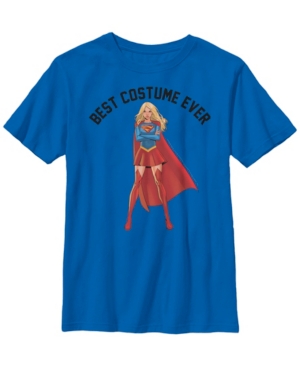 Fifth Sun Dc Comics Little and Big Boys Best Super Girl Costume Ever Short Sleeve T-Shirt