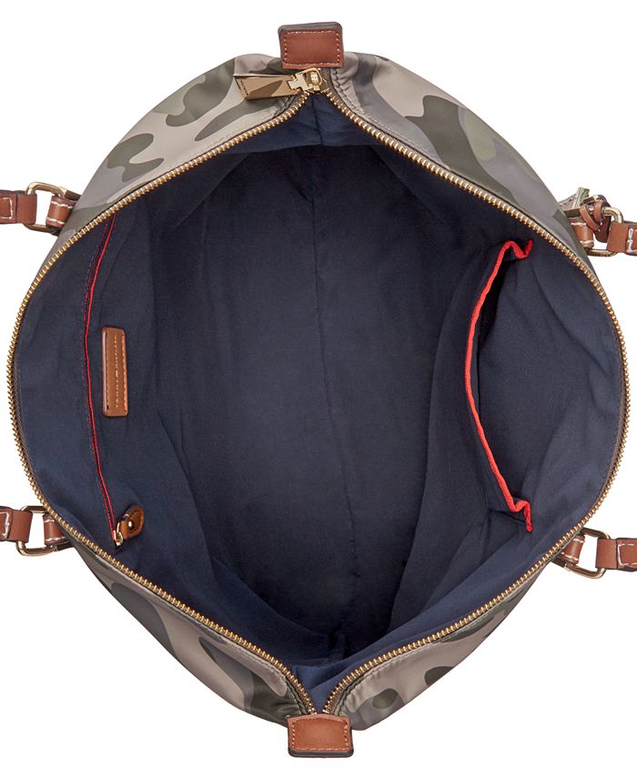 Tommy Hilfiger Julia Camo Zippered Tote Macy's