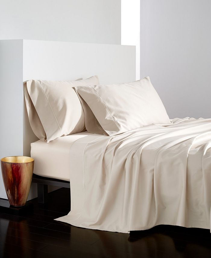 Donna Karan Collection Silk Indulgence Queen Fitted Sheet Macy's