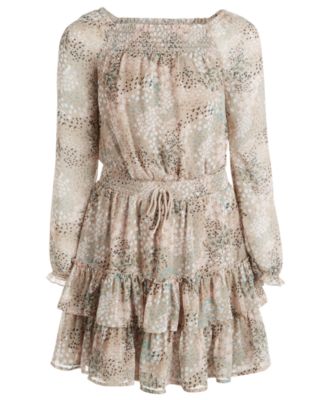 Epic Threads - Big Girls Floral-Print Smocked Dress
