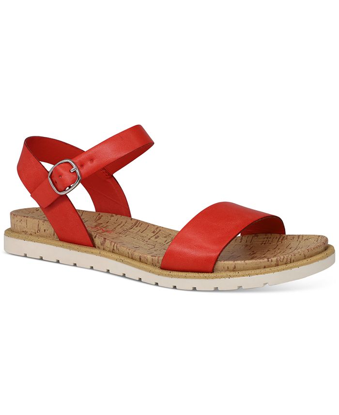 Sun + Stone Mattie Flat Sandals, Created for Macy's & Reviews - Sandals ...