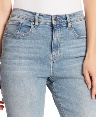 Ella Moss Slit-Hem Cropped Jeans & Reviews - Jeans - Juniors - Macy's