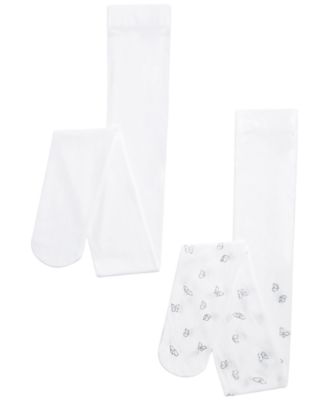 Trimfit - Toddler, Little & Big Girls 2-Pk. Butterfly Tights