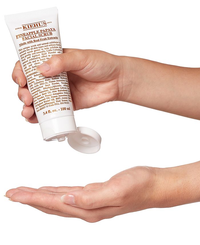 Kiehl's Since 1851 Pineapple Papaya Facial Scrub, 3.4oz. Macy's