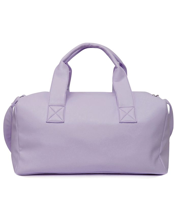 OMG! Accessories Metallic Quilted Love Duffle Bag Macy's