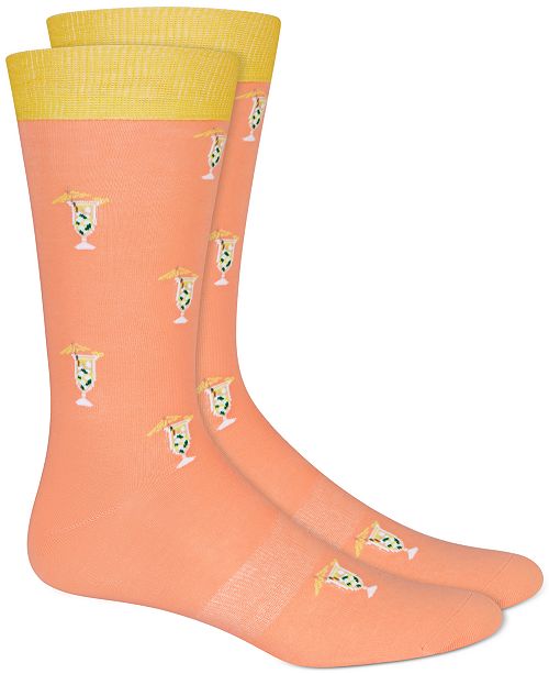 Bar III Men's Printed Socks, Created for Macy's & Reviews Underwear