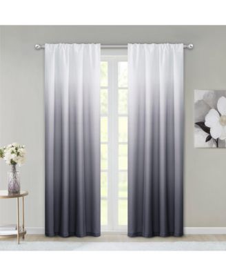 Dainty Home - Ombre 40" x 84" Curtain Set