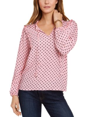 macy's tommy hilfiger women's blouses