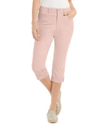 style & co curvy fit capris