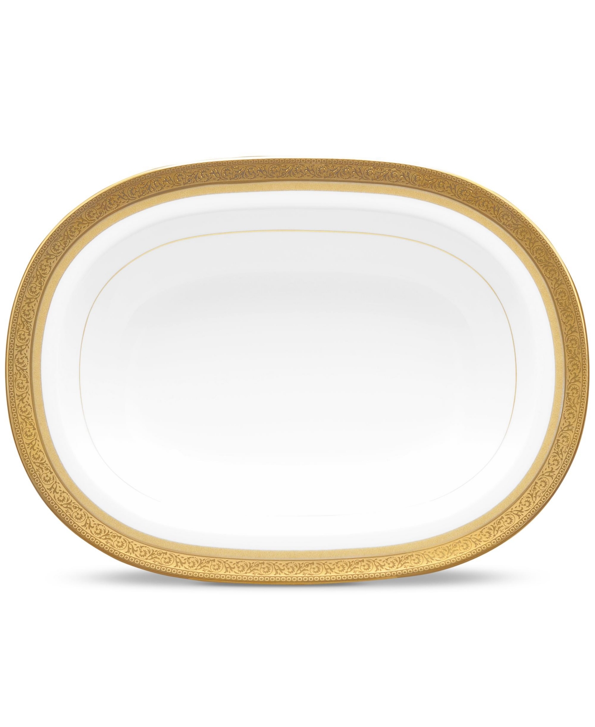 Noritake SummitOval Vegetable Bowl, Oz. - Gold