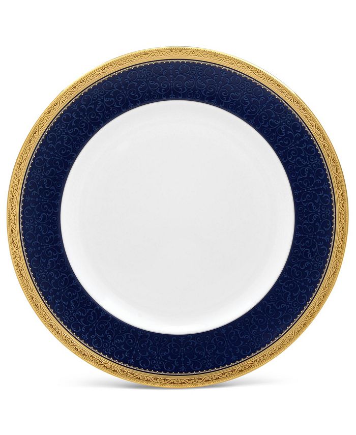 Noritake - Odessa Cobalt Gold Dinner Plate, 10-1/2"