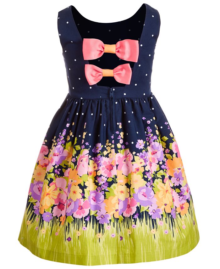 Bonnie Jean Toddler Girl Floral Embroidered Ballerina Dress main image 0