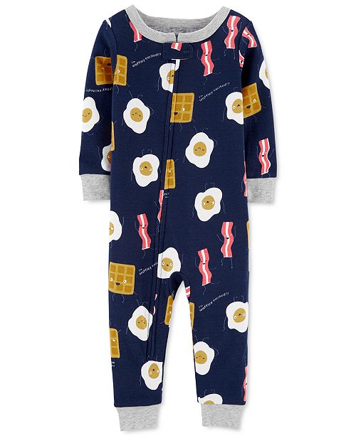 Carter S Baby Boys 1 Pc Breakfast Print Cotton Pajamas Reviews