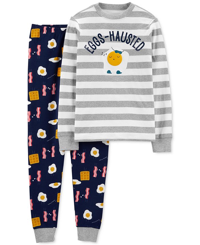 Carters breakfast sale pajamas