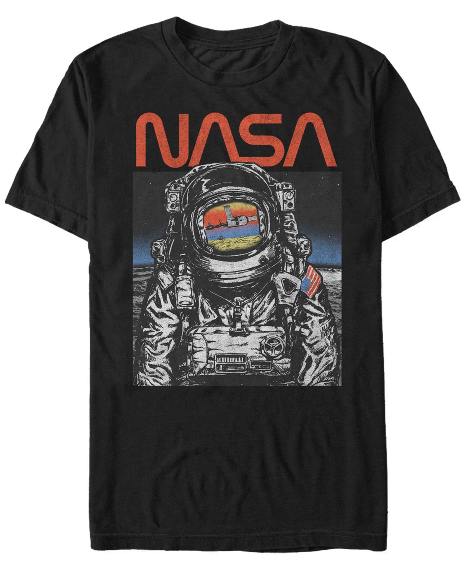 NASA Men's Astronaut Poster Short Sleeve T- shirt