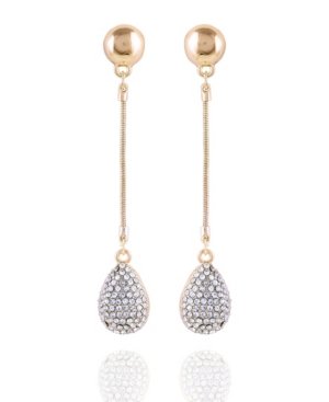 image of T Tahari Pave Fire Essential Linear Earring