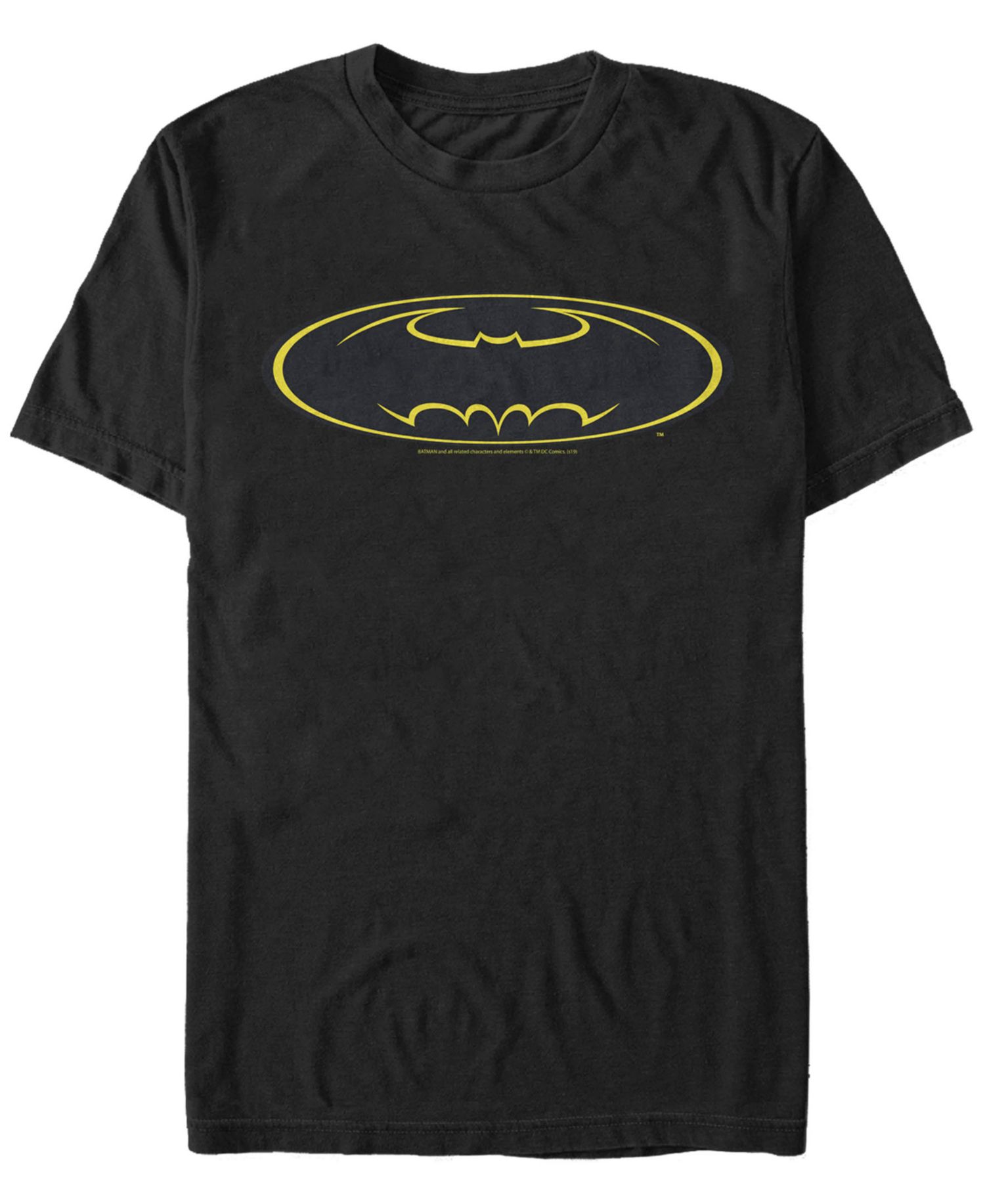 DC Men's Batman Outline Logo Short Sleeve T-Shirt