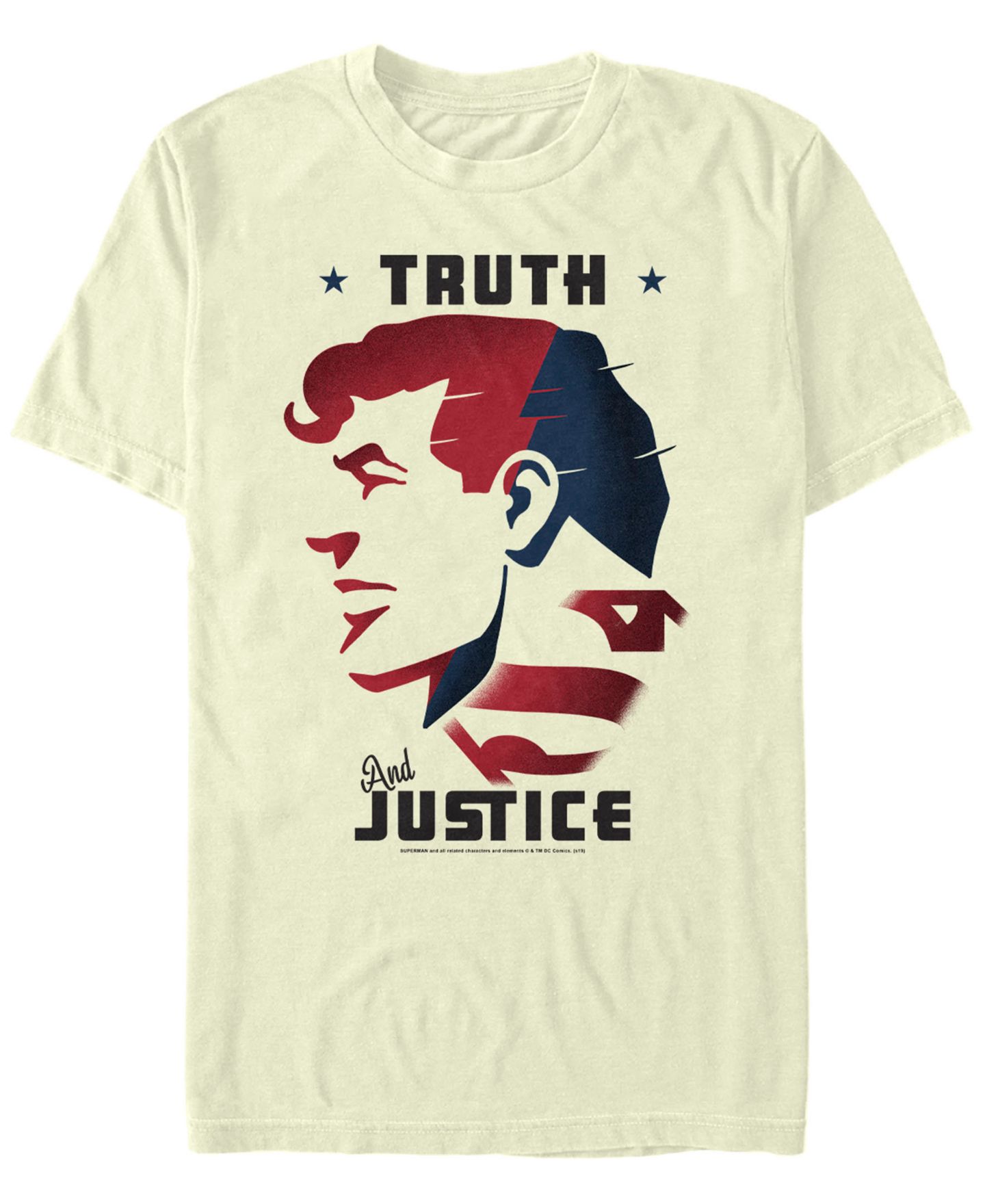 Мужская футболка Fifth Sun DC Superman Truth and Justice Short Sleeve — фото 1