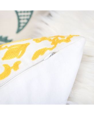 Victoria Cotton Decorative Pillow, 20" x 20"