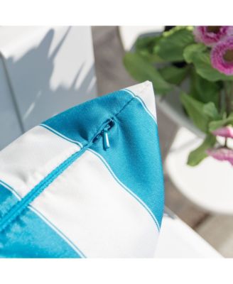 Olivia Stripe Indoor/Outdoor 2-Pack Decorative Pillows, 20" x 20"