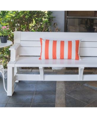 Olivia Stripe Indoor/Outdoor Decorative Pillow, 12" x 20"