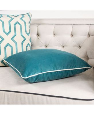 Homey Cozy Skylar Velvet Decorative Pillow, 20" x 20"