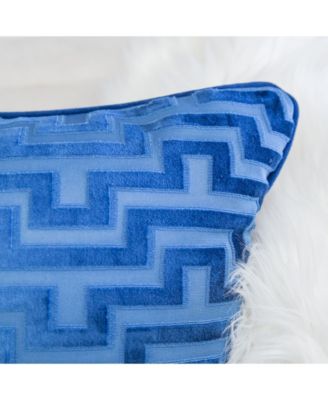 Jasmine Modern Maze Decorative Pillow, 12" x 20"