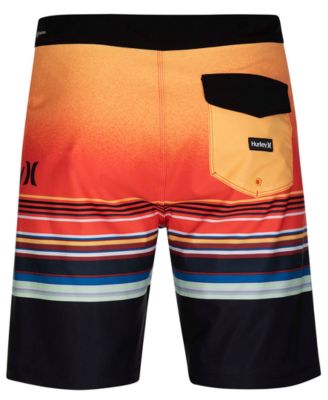 Hurley Men's Phantom Currents 20 Boardshorts – Recycled Polyester/Spandex, Geometric Pattern