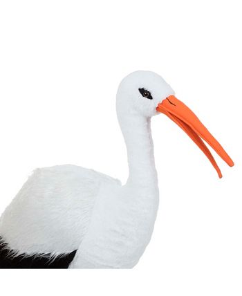 Melissa and Doug - Lifelike Plush Stork Giant Standing Stuffed Animal 3+ Feet Tall