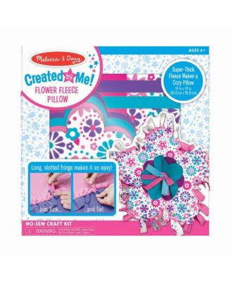 Melissa and Doug Created by Me Flower Fleece Pillow