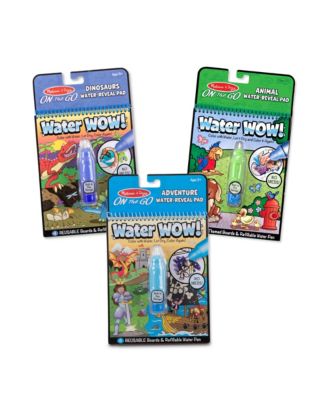 Melissa and Doug - Water Wow Bundle - Dinosaur, Adventure Animals