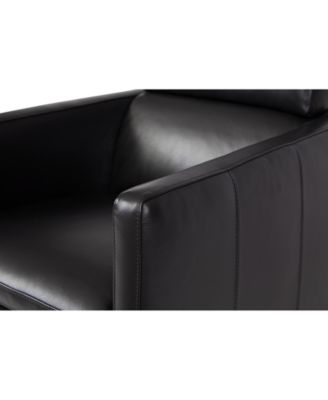 CLOSEOUT! Darrium 27" Leather Club Chair, Created for Macy's