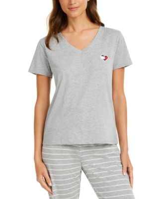 tommy hilfiger heart t shirt