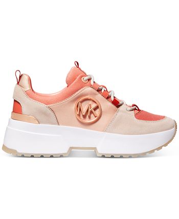Michael Kors Cosmo Trainer Lace Up Sneakers & Reviews - Athletic Shoes &  Sneakers - Shoes - Macy's