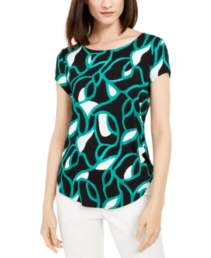 image of Alfani Printed T-Shirt, Created for Macy-s