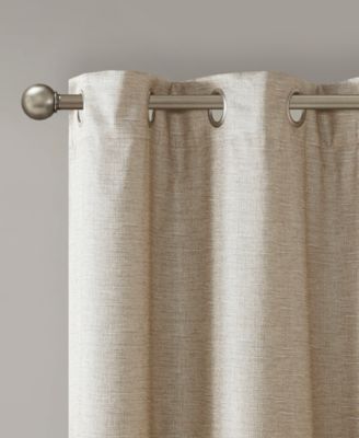 CLOSEOUT! Como Faux Silk Total Blackout Curtain Collection