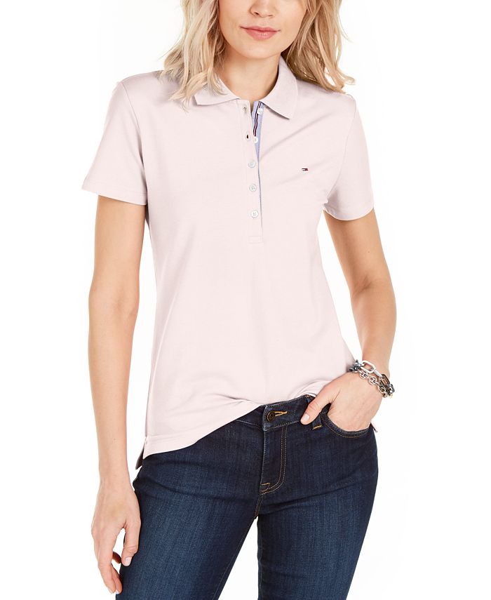Pil Solskoldning grill Tommy Hilfiger Polo Shirt & Reviews - Tops - Women - Macy's