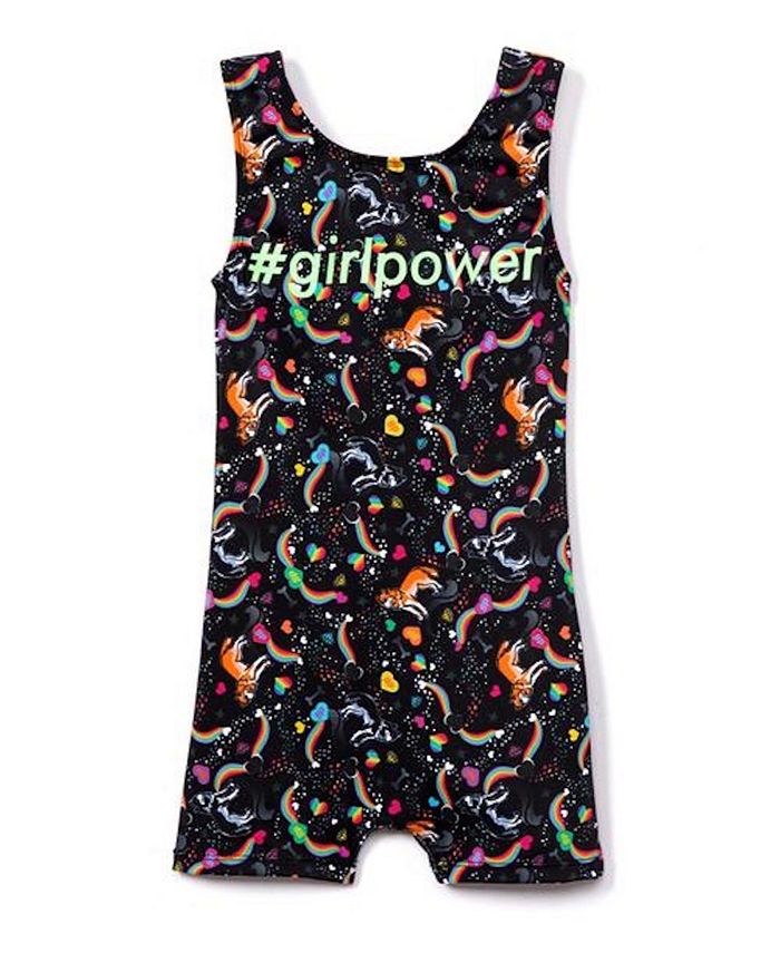 Girl Power Sport Little Girls Husky Pup Biketard One Piece Macy's